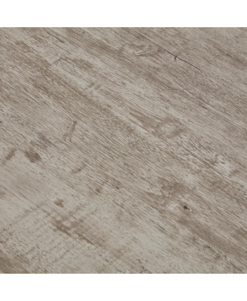 Flynama Contemporary Coffee Table Weathered Cross Base Design