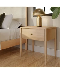 Plank+Beam Harbor 1 Drawer Nightstand (2 Pack), Blonde