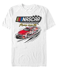 Fifth Sun Men's Checker Racing Back Graphic T-Shirt