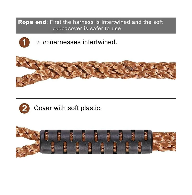 Piscifun Polyester Hammock Straps Heavy Duty Hanging Kit for Swings and Camping