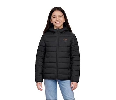 ororo Kids' S- Xl 4-Zone Heated Lightweight Puffer Jacket