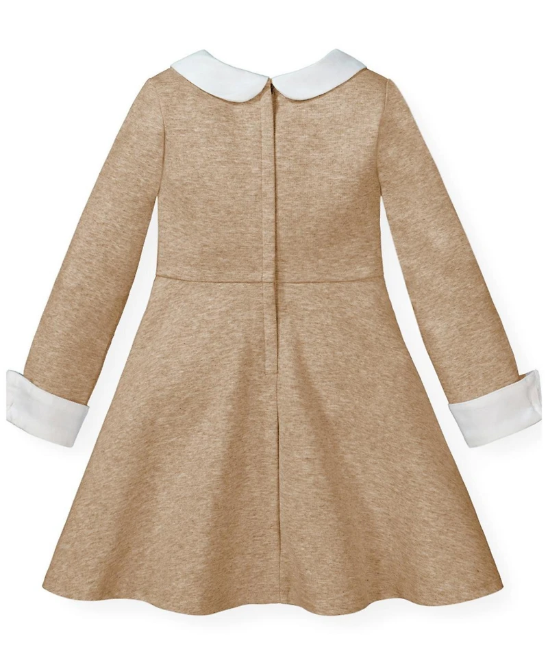Hope & Henry Little Girls (6 - 12) French Look Ponte Dress with Bow