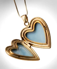 The M Jewelers Mom Mini Rose Photo Locket Necklace