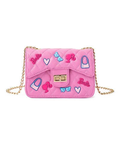 Barbie Classic Quilted Kids Handbag with Charms