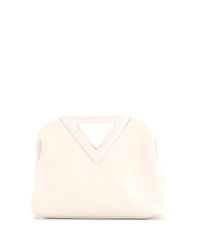 Pre-Owned Bottega Veneta Small Point Shoulder Bag Leather