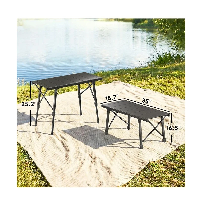 Mountaintop Folding picnic table, camping table, outdoor table, coffee table
