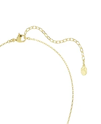 Swarovski Gold-Tone Plated Green Crystal Necklace