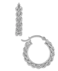 Stud Earrings in 14k White Gold, Macy's Exclusive
