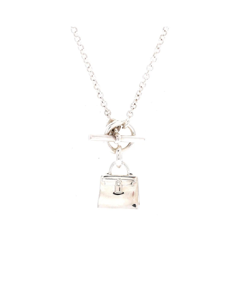 Pre-Owned Hermes Amulettes Kelly Pendant Nm Necklace