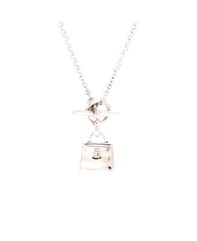 Pre-Owned Hermes Amulettes Kelly Pendant Nm Necklace