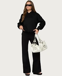Edikted Women's Angel Energy Sequin Hoodie