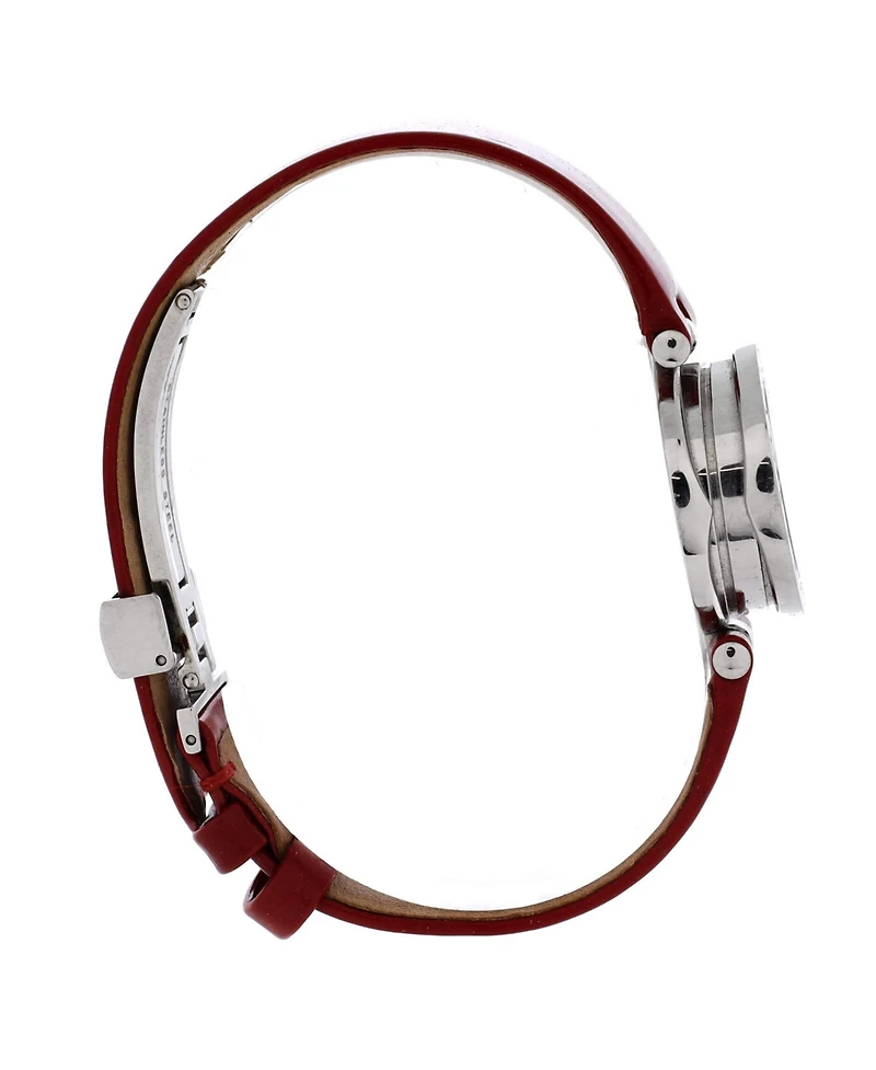 Pre-Owned Bvlgari B.Zero1 Quartz Watch in Stainless Steel and Patent with Mother of Pearl 22mm