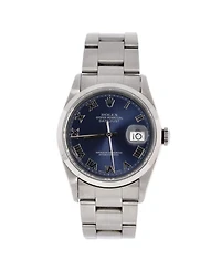 Pre-Owned Rolex Oyster Perpetual Datejust Automatic Watch in Stainless Steel 36mm
