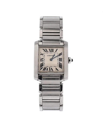 Pre-Owned Cartier Tank Francaise Quartz Watch in Stainless Steel 25mm