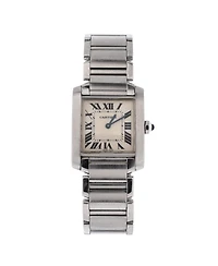 Pre-Owned Cartier Tank Francaise Quartz Watch in Stainless Steel 25mm