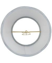 Springcrest Mylie Soft Blue Scallop Empire Lamp Shade 4x6x5.5 (Clip-On)