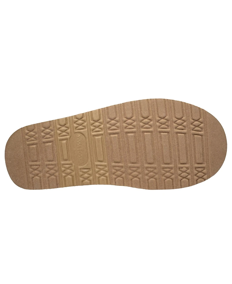 Minnetonka Little and Big Girls Lyla Faux Fur Slide Slippers