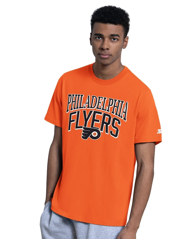 Starter Men's Orange/Heather Gray Philadelphia Flyers Two-Pack T-Shirt Set