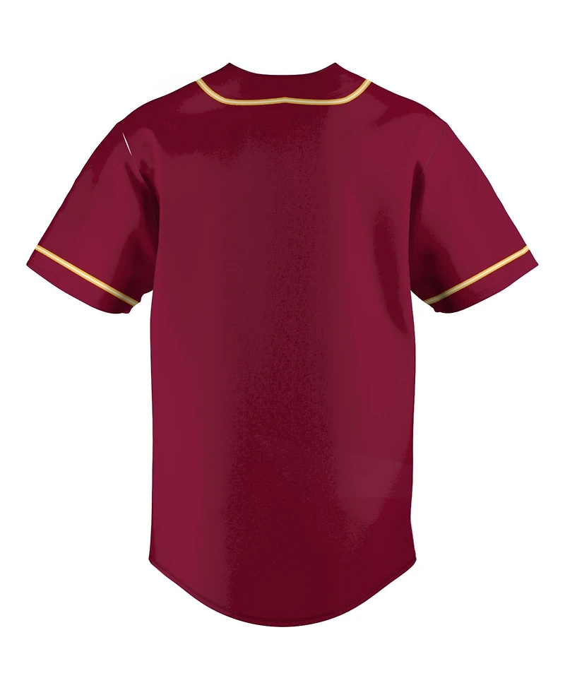 Gameday Greats Men's Cardinal Iowa State Cyclones Lightweight Baseball Jersey