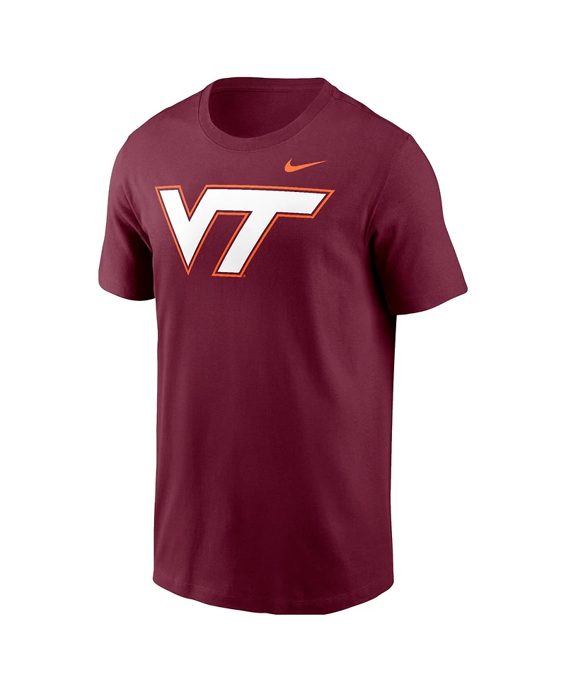 Nike Men's Maroon Virginia Tech Hokies Logo T-Shirt