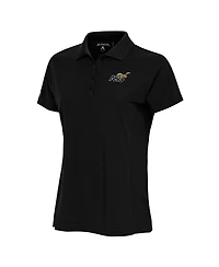 Antigua Women's Black Alabama State Hornets Legacy Pique Polo Shirt