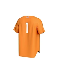 Gameday Greats Men's and Women's 1 Tennessee Orange Tennessee Volunteers Lightweight Baseball Fashion Jersey