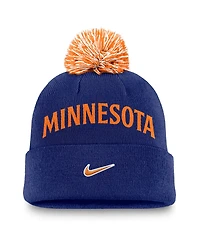 Nike Men's Royal Minnesota Twins Peak Cuffed Pom with Knit Hat