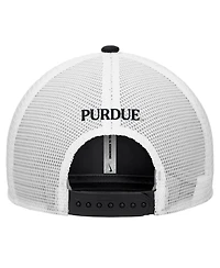 Nike Men's Black Purdue Boilermakers Rise Trucker Dri-fit Adjustable Hat