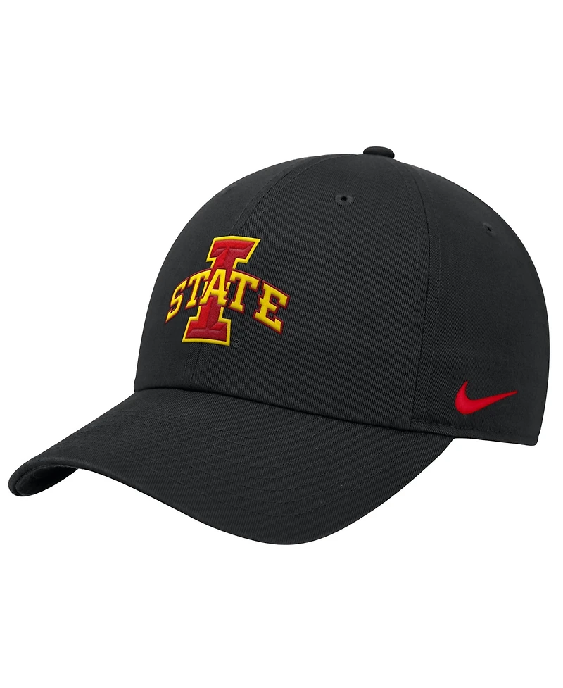 Nike Men's Black Iowa State Cyclones 2026 Sideline Club Adjustable Hat