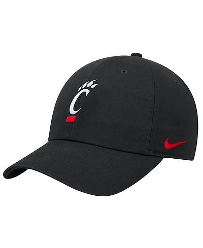 Nike Men's Black Cincinnati Bearcats 2026 Sideline Club Adjustable Hat