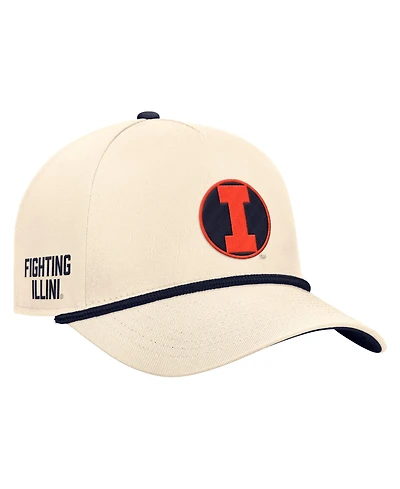 Nike Men's Natural Illinois Fighting Illini Vintage Rope Rise Adjustable Hat