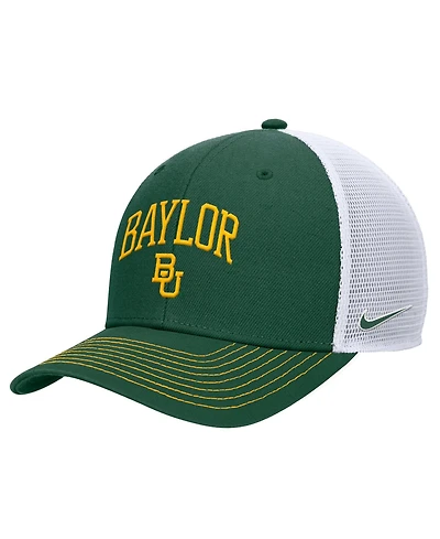 Nike Men's Green Baylor Bears Rise Adjustable Trucker Hat
