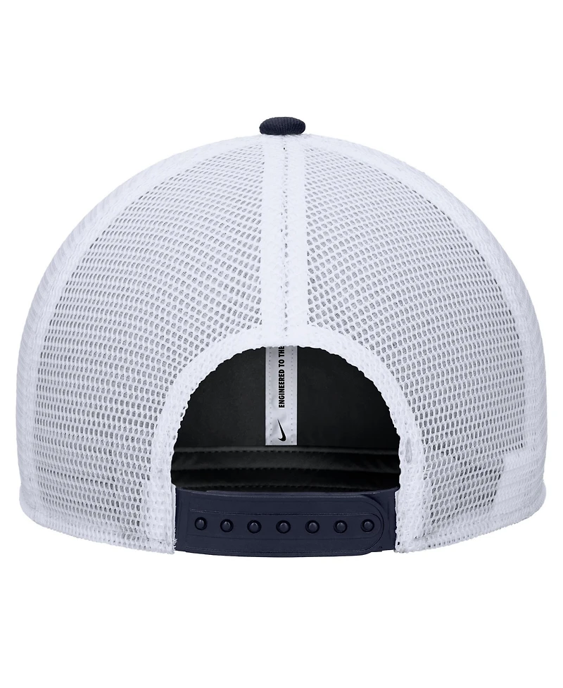 Nike Men's Navy Byu Cougars Rise Adjustable Trucker Hat