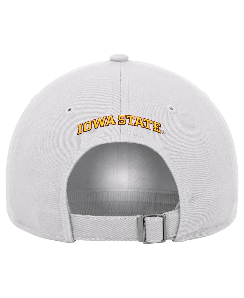 Nike Men's White Iowa State Cyclones 2026 On-Field Club Adjustable Hat