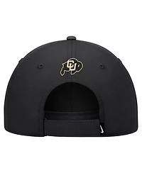 Nike Men's Black Colorado Buffaloes 2026 Sideline Ripstop Dri-fit Adjustable Hat