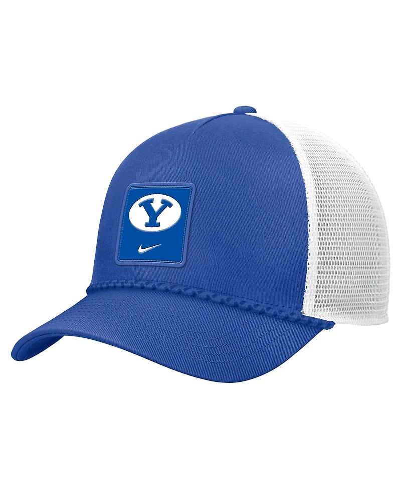 Nike Men's Royal Byu Cougars 2026 On-Field Rope Adjustable Trucker Hat