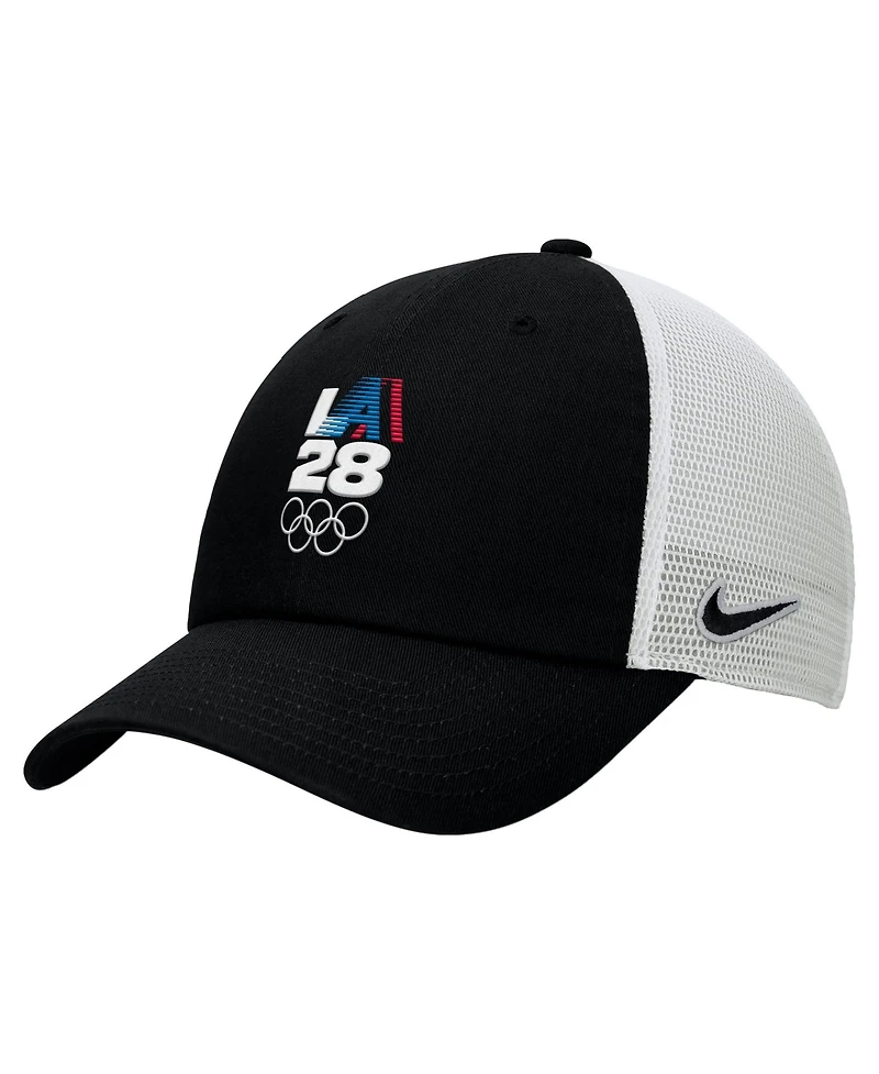 Nike Men's White LA28 Summer Olympics Club Trucker Adjustable Hat