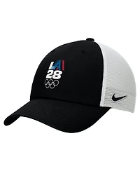 Nike Men's White LA28 Summer Olympics Club Trucker Adjustable Hat