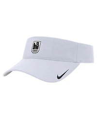 Nike Men's White LA28 Summer Olympics Ace Dri-fit Adjustable Visor
