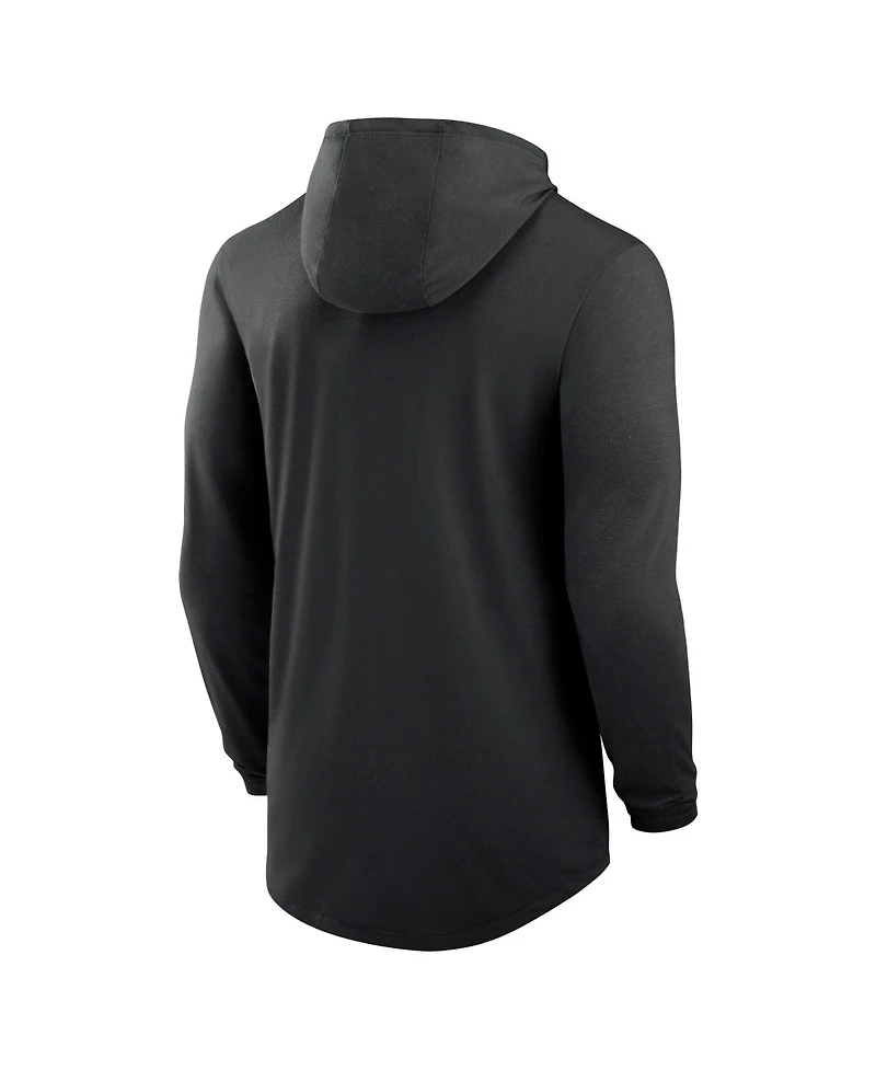 Nike Men's Black Army Knights 2026 West Point Classic Collection Dri-fit Hooded Long sleeves T-Shirt