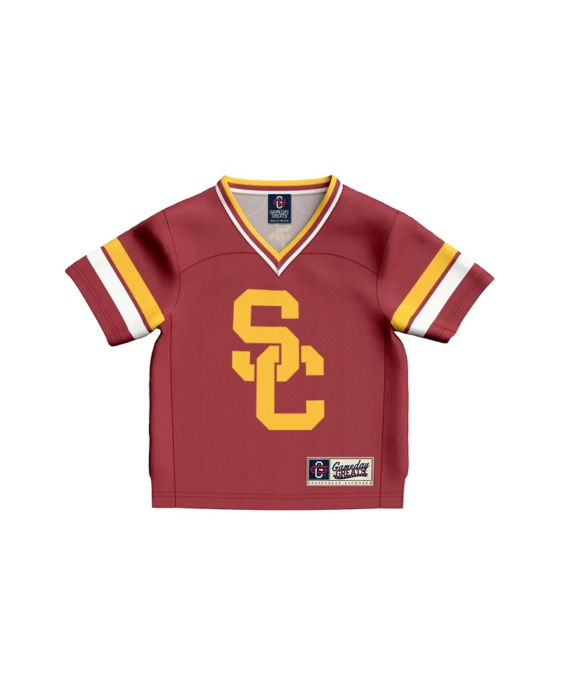 Gameday Greats Toddler 1 Cardinal Usc Trojans Lightweight Collegiate Football Fashion Jersey