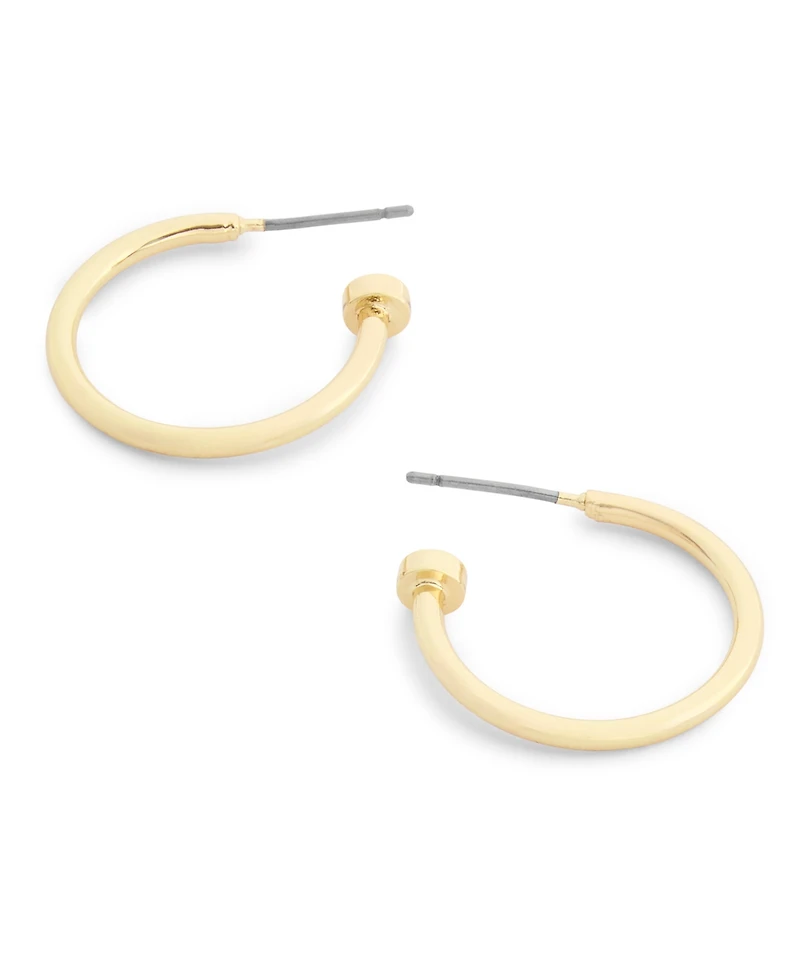 Coach Gold Classic Small Hoop Earrings