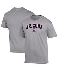 Champion Men's Champion Heather Gray Arizona Wildcats Arch Over Logo T-Shirt