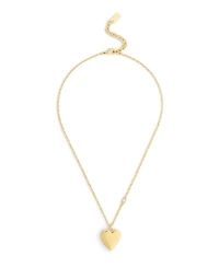 Coach Gold Heritage Heart Locket Pendant Necklace