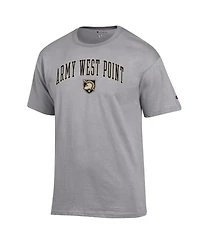 Champion Men's Heather Gray Army Black Knights Basic Arch T-Shirt