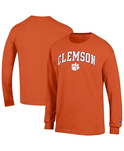 Champion Men's Champion Clemson Tigers Arch Over Logo Long sleeves T-Shirt