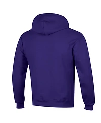 Champion Men's Champion Purple Ecu Pirates Arch Over Logo Pullover Hoodie