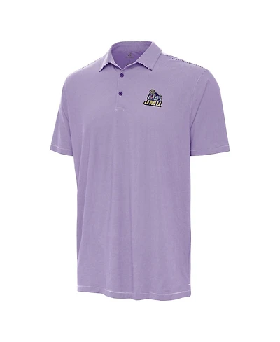 Antigua Men's Purple James Madison Dukes Twine Polo Shirt