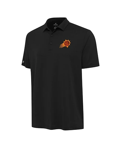 Antigua Men's Black Phoenix Suns Reprocess Polo Shirt