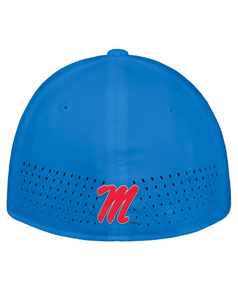 Nike Men's Blue Ole Miss Rebels 2026 On-Field AeroBill SwooshFlex Dri-fit Hat